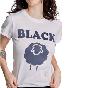 Recycled Karma 100% Cotton Black Sheep Graphic T-Shirt NEW